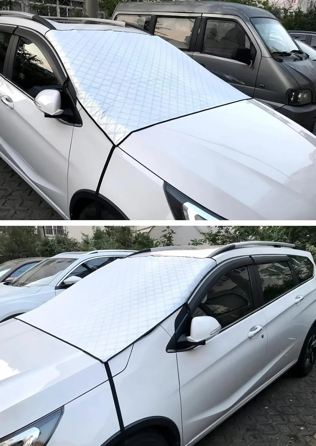 Osłona przedniej szyby kompatybilna z Toyota RAV4 2019-2025/2026, ochrona przed słońcem, akcesoria samochodowe, odporna na śnieg, bawełniana wyściółka, ochrona przed zamarzaniem