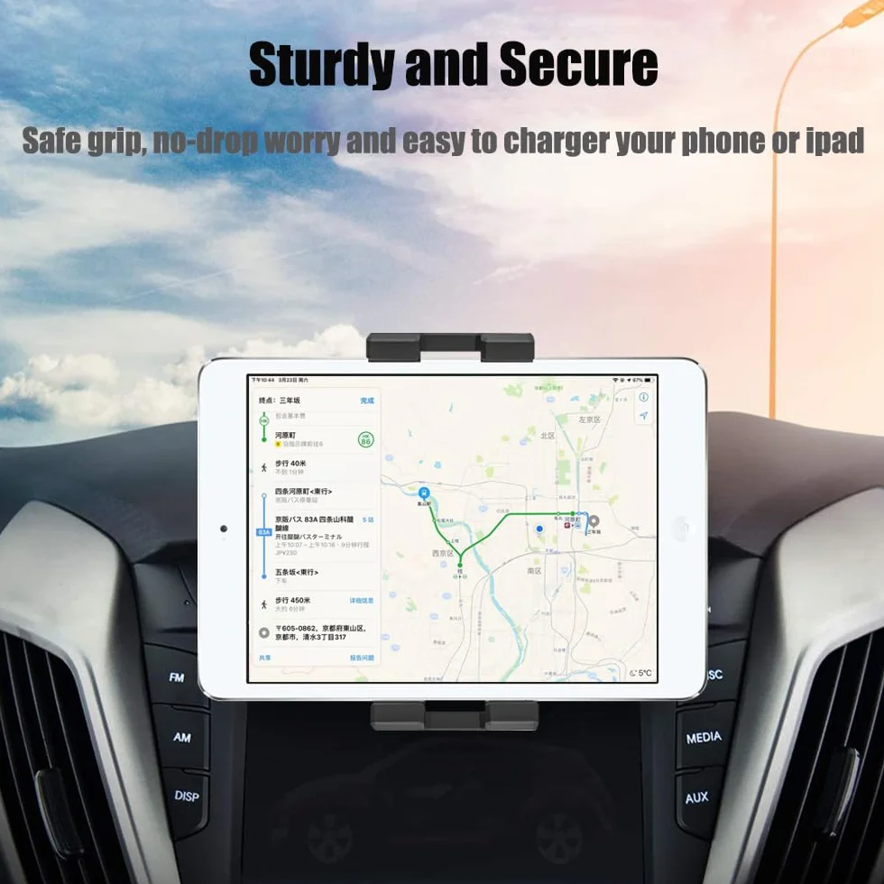 Uniwersalny uchwyt na tablet z gniazdem CD do iPada Pro 9,7, 10,5, 11 Air Mini 5, 4, 3, 2, Galaxy Tabs, iPhone i wielu telefonów komórkowych
