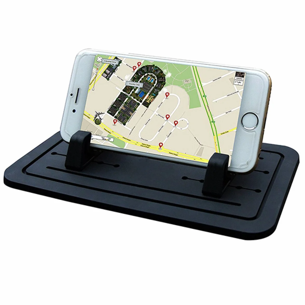 L&P A144 silikonowy uchwyt na telefon komórkowy, mata antypoślizgowa, uchwyt na telefon komórkowy, uchwyt na telefon komórkowy, antypoślizgowy uchwyt, kompatybilny z Apple iPhone 6, 6s, 7, 7Plus, 8, 8