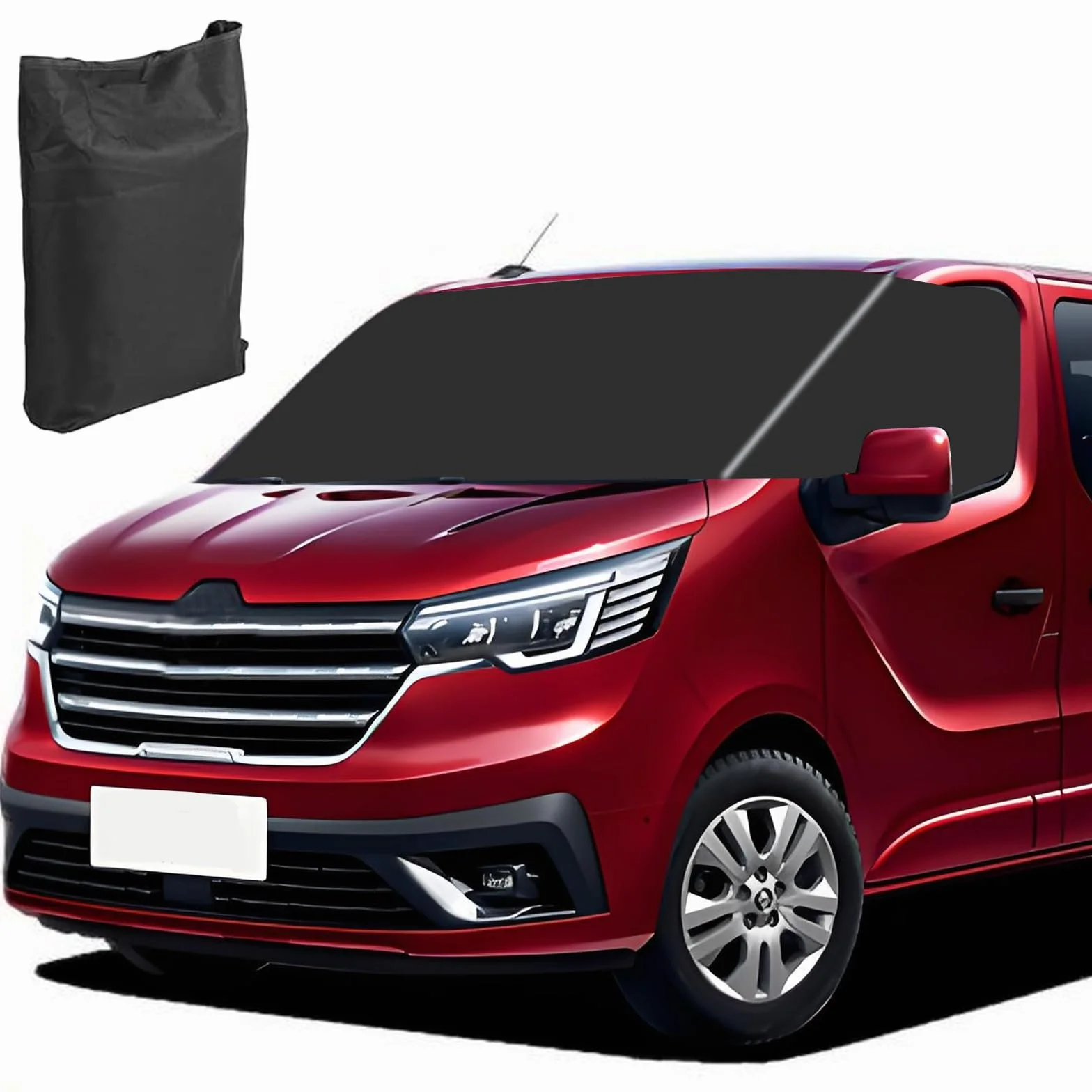 Osłona na przednią szybę samochodu, zamiennik do Renault Trafic 2014-2023, 600D osłona samochodowa do Opel Vivaro 2014 2015 2016 2017 2018, osłona przeciwsłoneczna na przednią szybę zamiennik do Flat