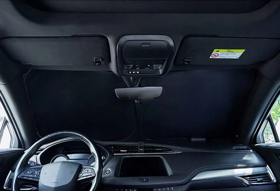 Samochodowa osłona przeciwsłoneczna do Ford Edge 2015 2016 2017-2023, osłona przedniej szyby osłona przeciwsłoneczna, oddychająca ochrona przed promieniowaniem UV, akcesoria samochodowe