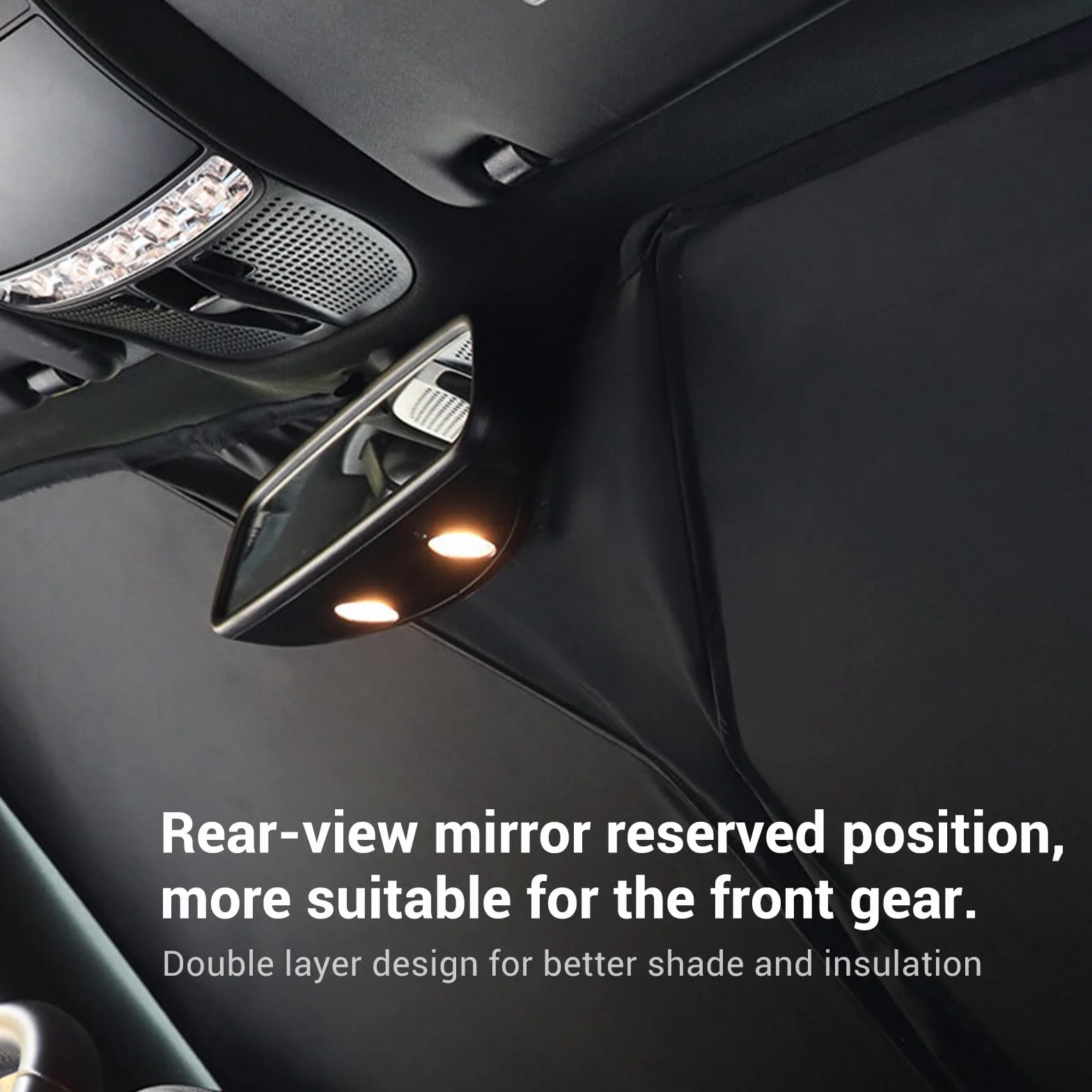 Do BMW X1/ix1 U11 2022, 2023, 2024, 2025, ochrona przed słońcem, zamiennik przedniej szyby samochodowej, ochrona przed słońcem do wnętrz, składany parasol przeciwsłoneczny (kolor srebrny)